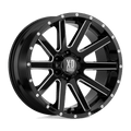 Xd Xd818 Heist 20X10 -24 Satin Black Milled