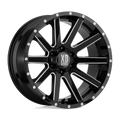 Xd Xd818 Heist 20X9 +18 Satin Black Milled