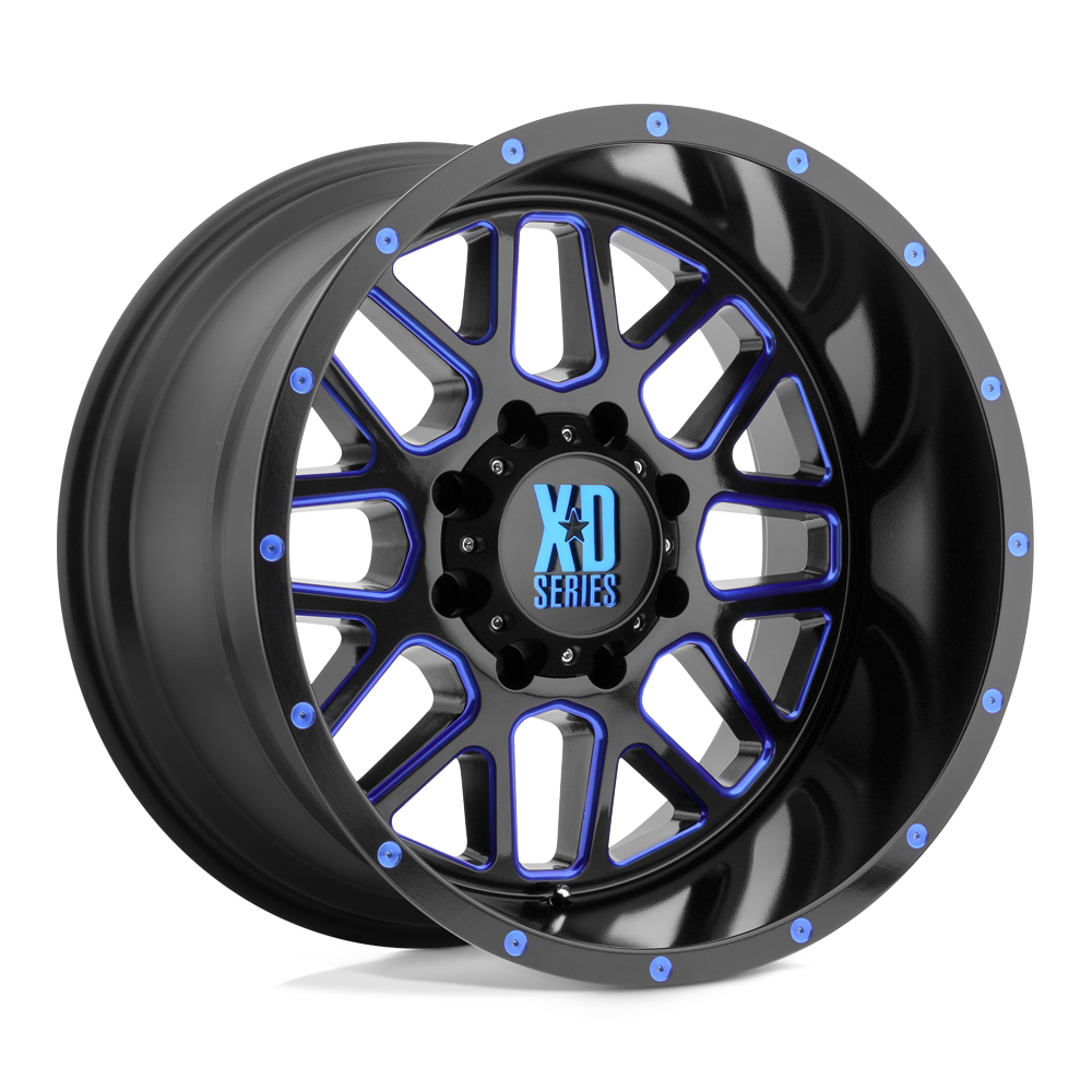 Xd Xd820 Grenade 20X9 +0 Satin Black Milled W/ Btcc