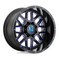 Xd Xd820 Grenade 20X12 -44 Satin Black Mill W/ Blue Tint