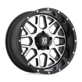 Xd Xd820 Grenade 20X9 +0 Satin Black W/ Machined Face