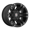 Xd Xd822 Monster Ii 17X9 -12 Matte Black