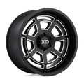 Xd Xd824 Bones 20X9 +0 Semi Gloss Black Milled