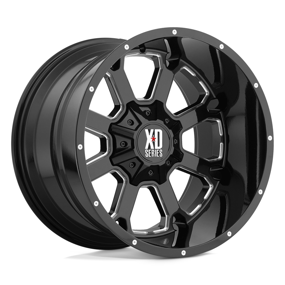 Xd Xd825 Buck 25 20X9 +0 Gloss Black Milled
