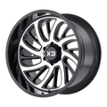 Xd Xd826 Surge 20X10 -24 Gloss Black W/ Machined Face