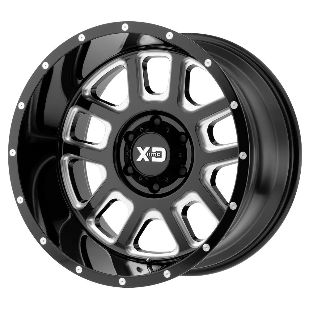 Xd Xd828 Delta 20X9 -12 Gloss Black Milled