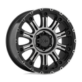 Xd Xd829 Hoss Ii 20X9 -12 Satin Black Mach W/ Gray Tint