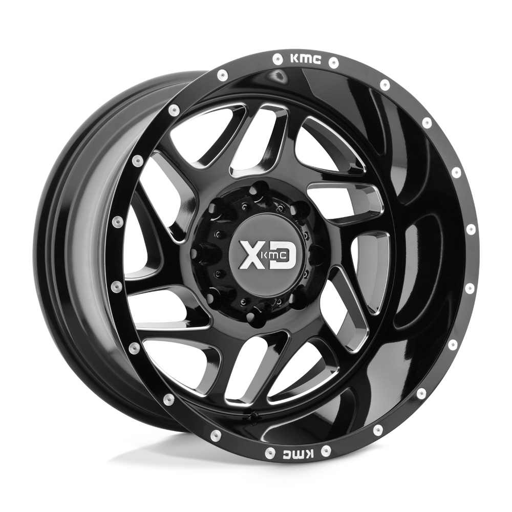 Xd Xd836 Fury 20X9 +0 Gloss Black Milled