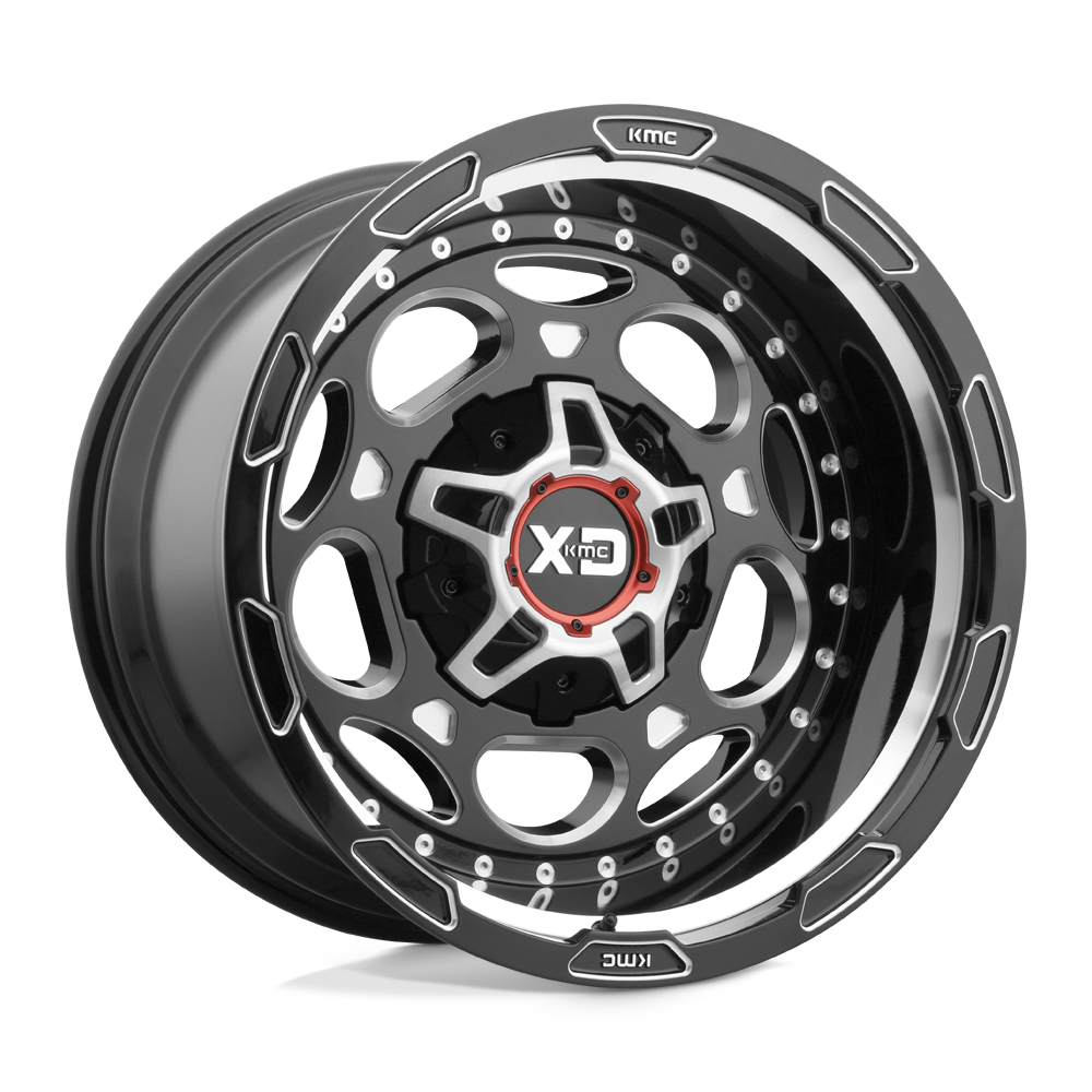 Xd Xd837 Demodog 20X12 -44 Gloss Black Milled