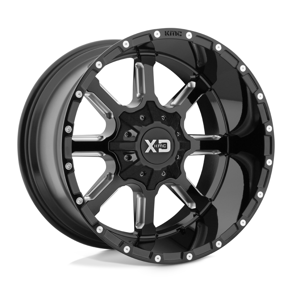 Xd Xd838 Mammoth 20X9 +0 Gloss Black Milled