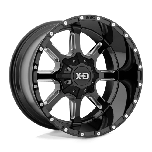 Xd Xd838 Mammoth 20X9 +0 Gloss Black Milled