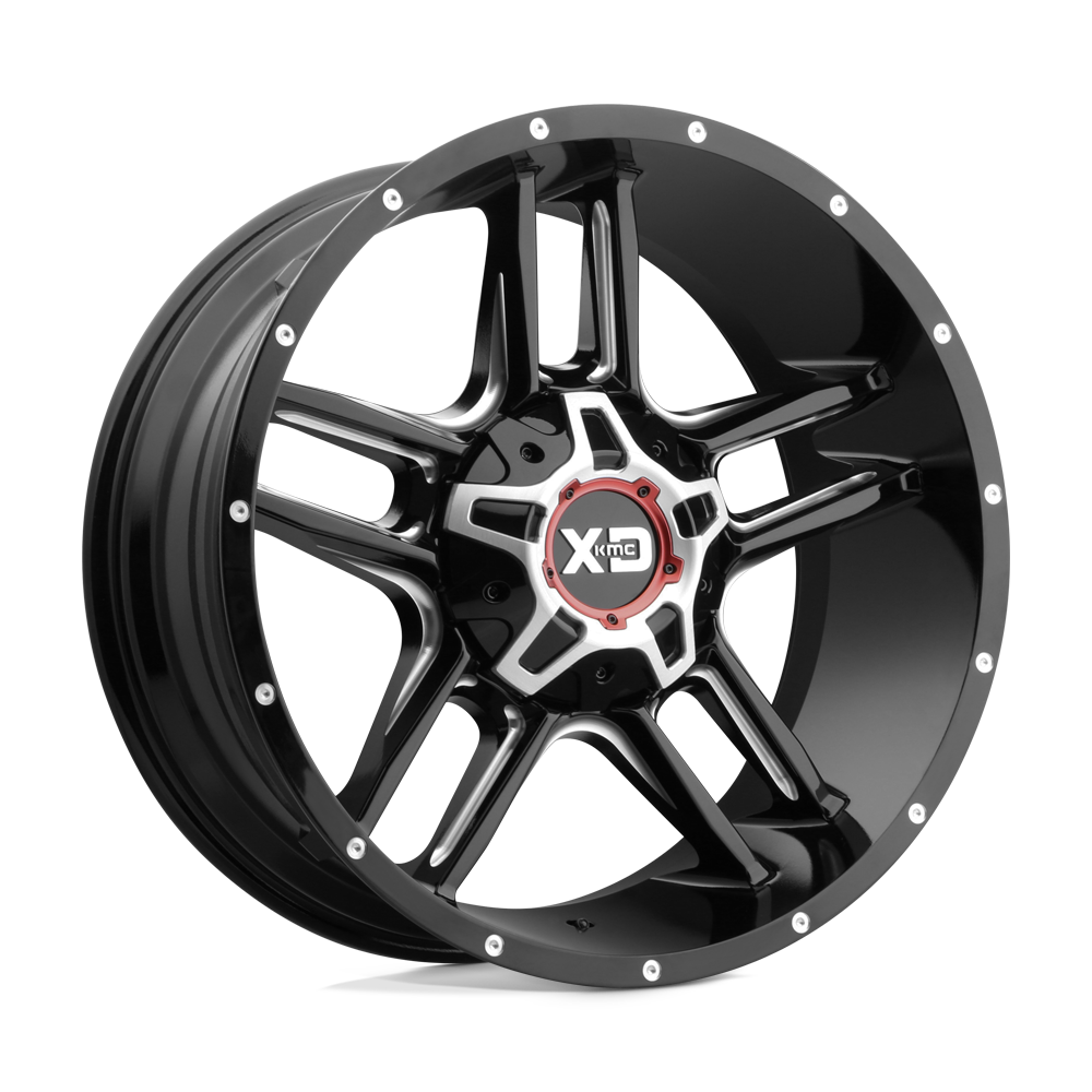 Xd Xd839 Clamp 20X9 +0 Gloss Black Milled