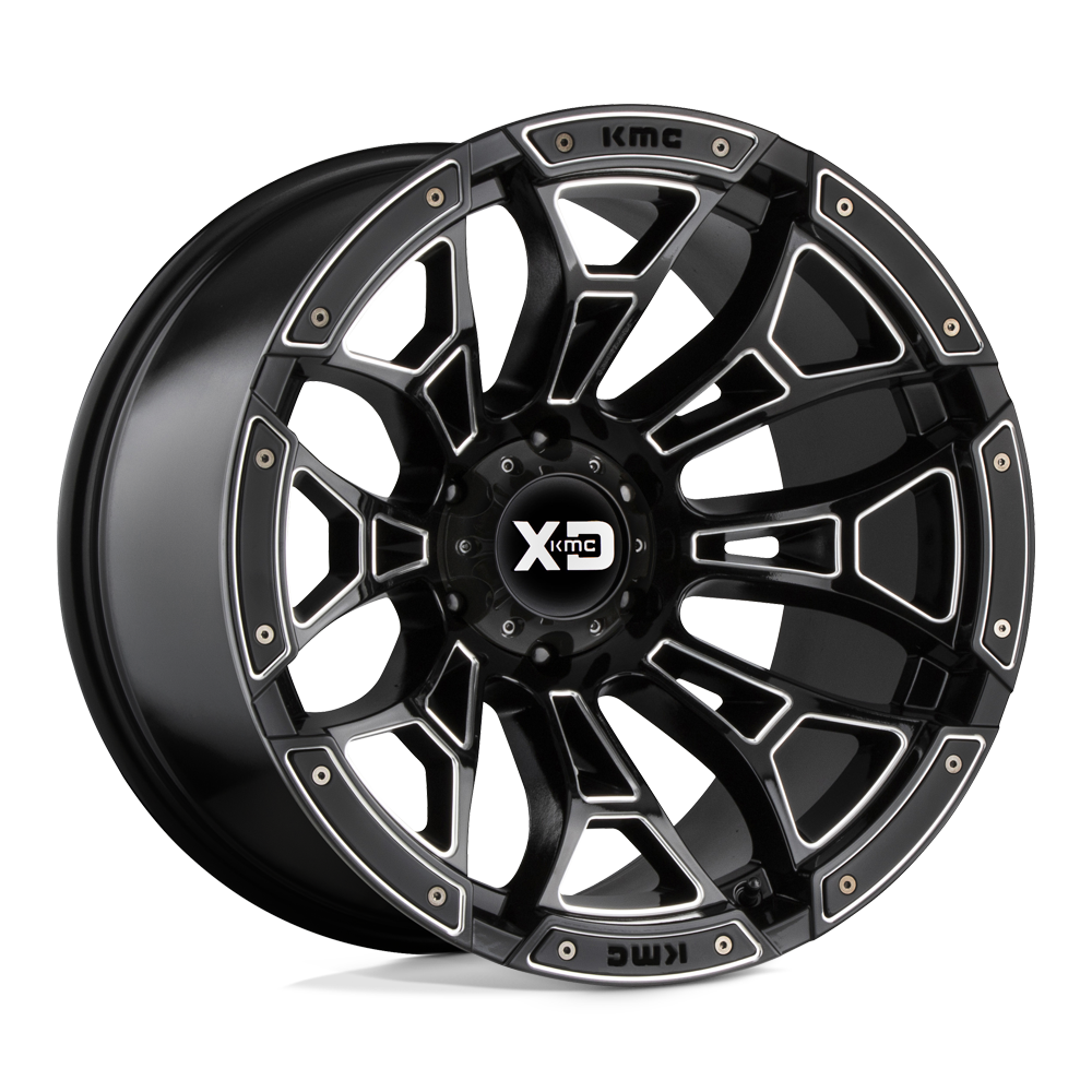 Xd Xd841 Boneyard 20X9 +0 Gloss Black Milled