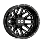Xd Xd843 Grenade Dually 17X6.5 -155 Gloss Black Milled