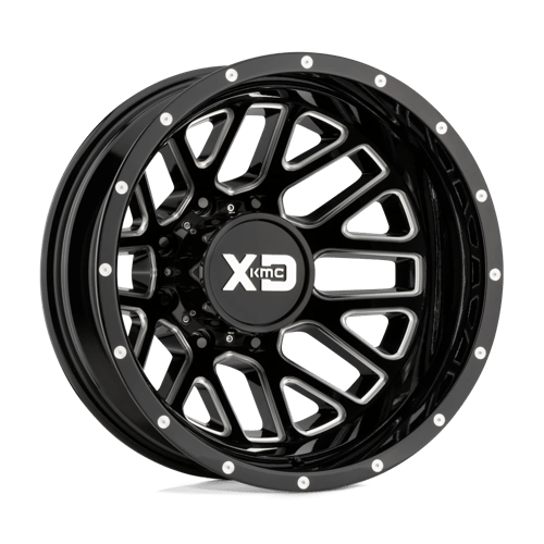 Xd Xd843 Grenade Dually 17X6.5 -155 Gloss Black Milled