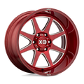 Xd Xd844 Pike 20X9 +0 Brushed Red W/ Milled Accents