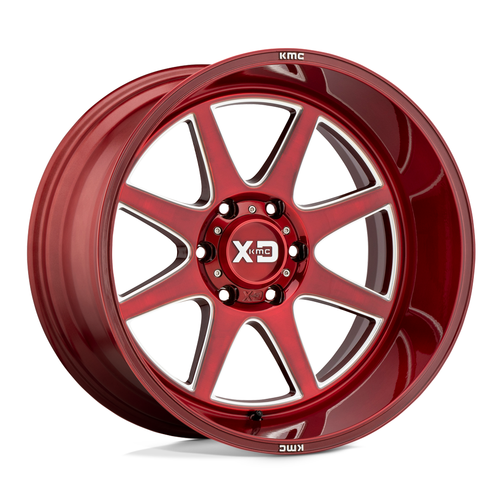 Xd Xd844 Pike 20X9 +0 Brushed Red W/ Milled Accents