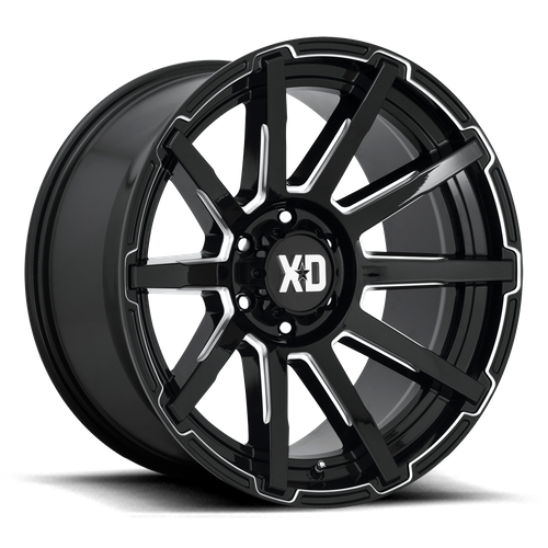 Xd Xd847 Outbreak 16X8 +10 Gloss Black Milled