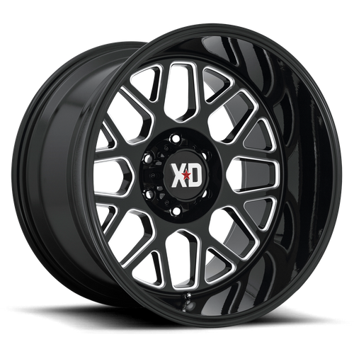 Xd Xd849 Grenade Ii 20X10 +12 Gloss Black Milled