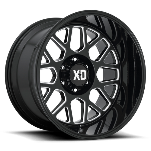 Xd Xd849 Grenade Ii 20X10 +12 Gloss Black Milled