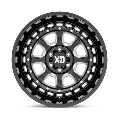 Xd Xd866 Outlander 22X10 -36 Gloss Black Milled
