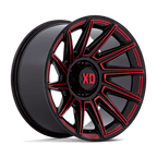 Xd Xd867 Specter 20X10 -18 Gloss Black W/ Red Tint