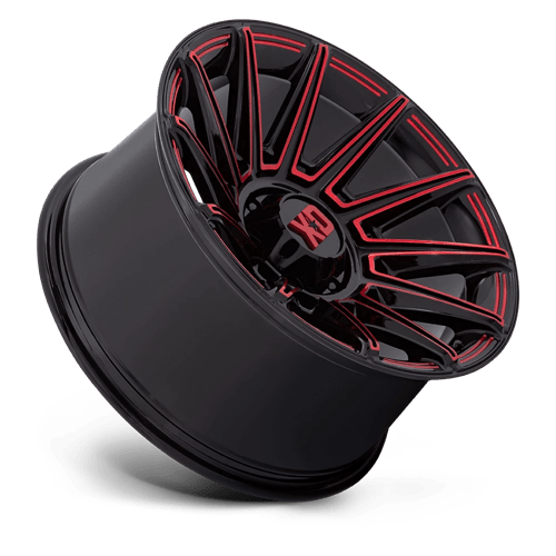 Xd Xd867 Specter 20X10 -18 Gloss Black W/ Red Tint