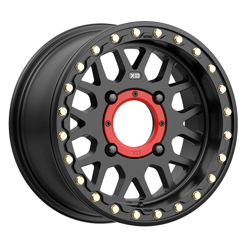 Xd Powersports Xs235 Grenade Utv Beadlock 15X6 +0 Satin Black