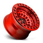 Fuel 1Pc D100 Zephyr Beadlock 17X9 -38 Candy Red