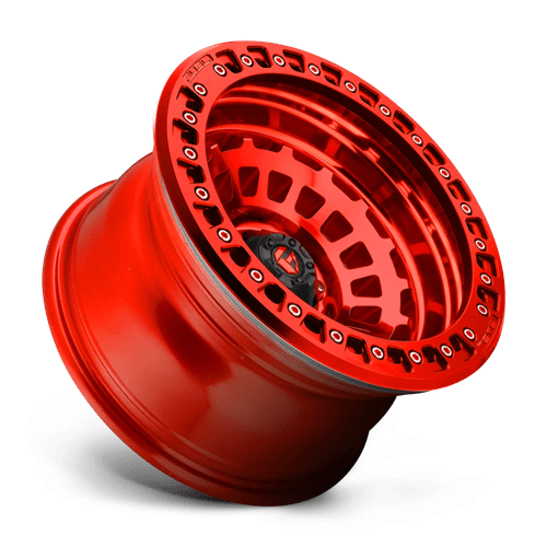 Fuel 1Pc D100 Zephyr Beadlock 17X9 -15 Candy Red