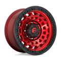 Fuel 1Pc D632 Zephyr 17X9 -12 Candy Red Black Bead Ring