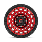 Fuel 1Pc D632 Zephyr 18X9 +1 Candy Red Black Bead Ring