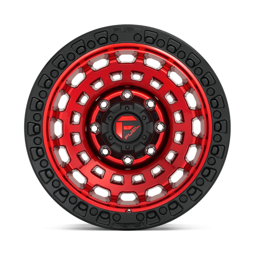Fuel 1Pc D632 Zephyr 17X9 -12 Candy Red Black Bead Ring