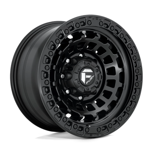 Fuel 1Pc D633 Zephyr 17X9 -12 Matte Black