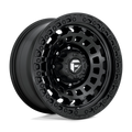 Fuel 1Pc D633 Zephyr 17X8 +28 Anthracite W/ M-Blk Ring