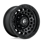 Fuel 1Pc D633 Zephyr 17X8 +28 Anthracite W/ M-Blk Ring