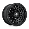 Fuel 1PC D633 ZEPHYR 17X8.5 +34 MATTE BLACK