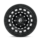 Fuel 1Pc D633 Zephyr 17X8 +28 Anthracite W/ M-Blk Ring
