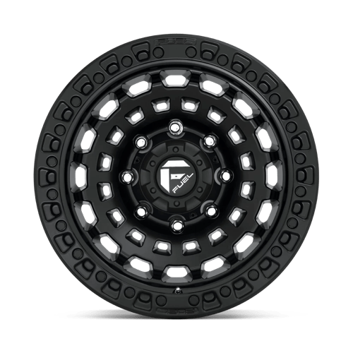 Fuel 1Pc D633 Zephyr 17X9 -12 Matte Black