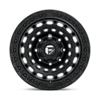 Fuel 1Pc D633 Zephyr 17X9 -12 Matte Black