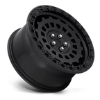 Fuel 1Pc D633 Zephyr 17X8 +38 Candy Orange/M-Blk Ring