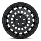 Fuel 1Pc D633 Zephyr 17X9 -12 Matte Black