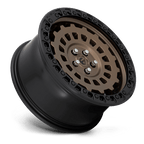 Fuel 1Pc D634 Zephyr 18X9 -12 Matte Bronze Black Bead Ring