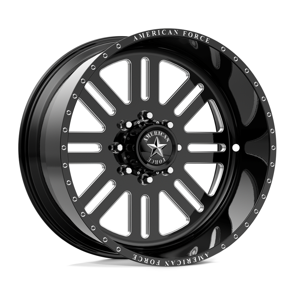 American Force Afw Rebel Ss 20X9 +0 Gloss Black Machined