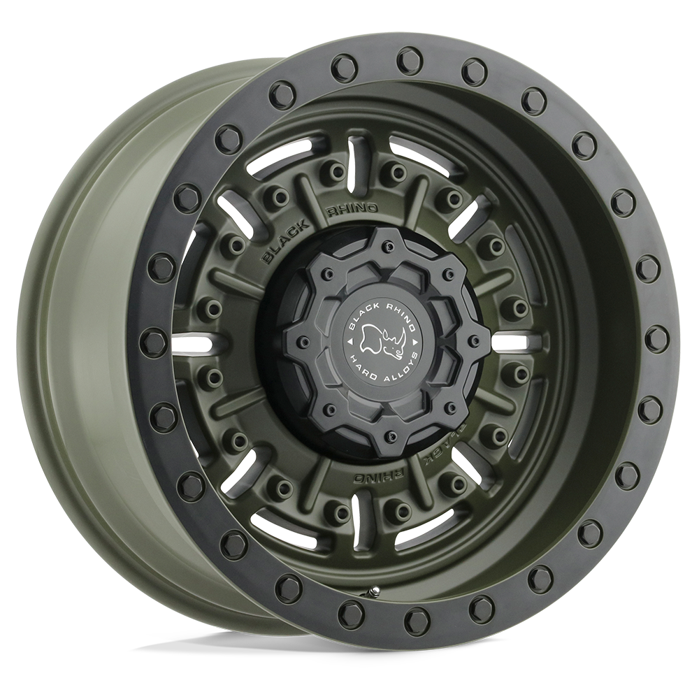 Black Rhino Hard Alloys Abrams 18X9.5 -18 Olive Drab Green