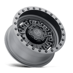 Black Rhino Hard Alloys Abrams 20X9.5 -18 Textured Matte Gunmetal