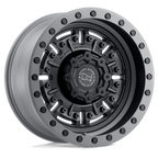 Black Rhino Hard Alloys Abrams 20X9.5 -18 Textured Matte Gunmetal