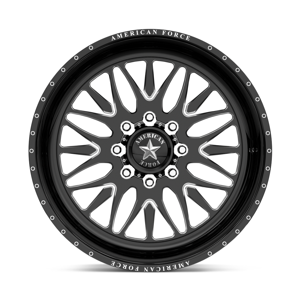 American Force Afw Locus Ss 22X12 -40 Gloss Black Machined