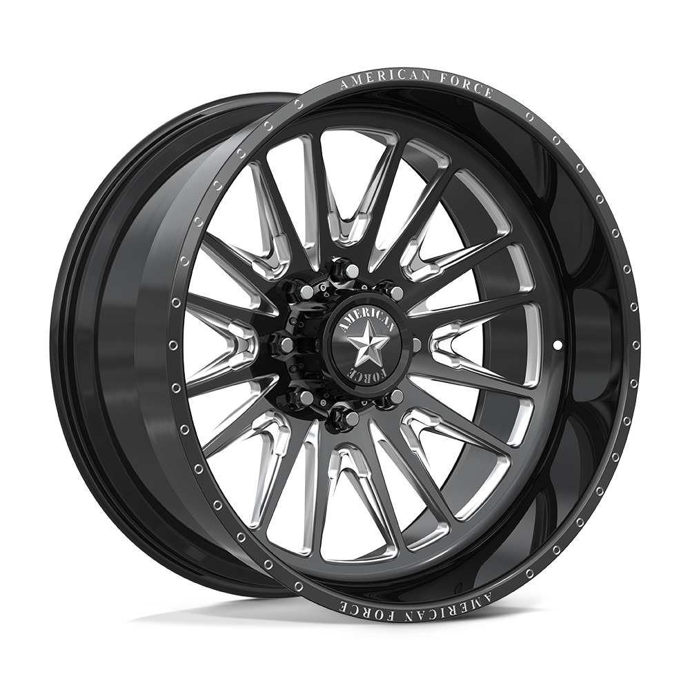 American Force AFW NOTCH Gloss Black Machined