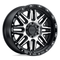 Black Rhino Hard Alloys Alamo 20X9 -18 Gloss Black W/ Mach Face